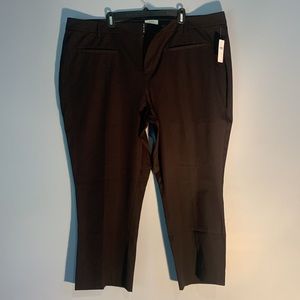 Anthropologie Plus Maeve Size 24W Black Pants NWT Trousers Fall Closet S…